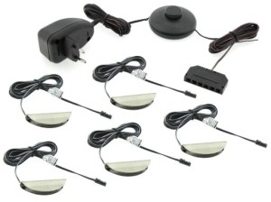 Set of LED clips for ZETA 5 glass shelf