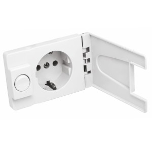 Gniazdo meblowe łazienkowe z wyłącznikiem IP20 230V SCHUKO_S