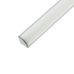 Profil aluminiowy narożny z mleczną szybką Rondo 100CM