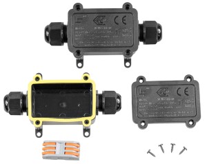 Puszka instalacyjna hermetyczna IP68 skrzynka łączeniowa WAGO