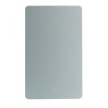 Lustro prostokątne LED SP16 50x80 cm – widok od przodu, podświetlenie wyłączone. Certyfikowane lustro na wymiar od polskiego producenta Furnika.