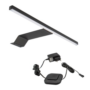 Lampa nadszafkowa LED 3W czarna STELLA 230V