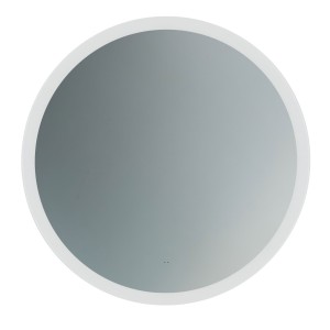 Lustro okrągłe LED 80cm z piaskowaną krawędzią SP10